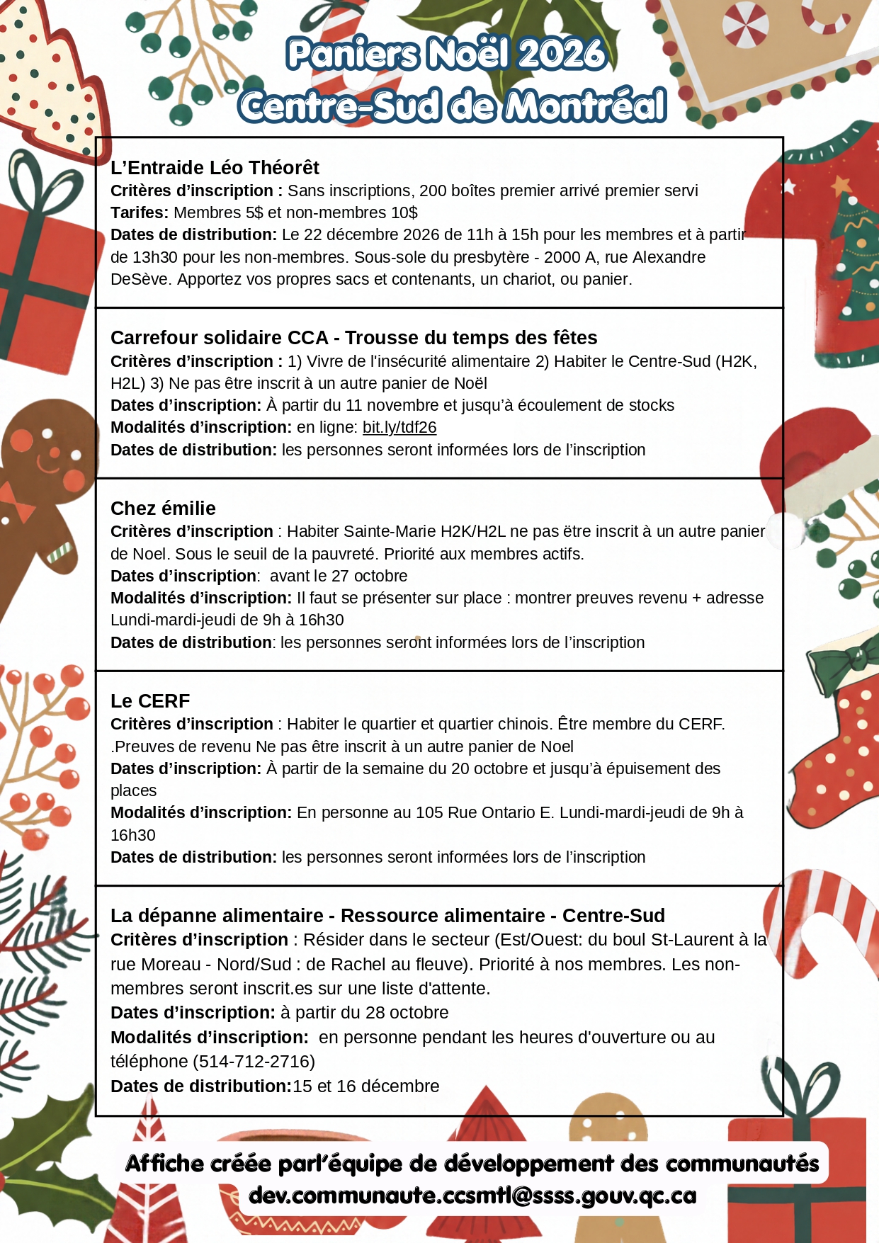 Panier de Noël 2026 – Centre-Sud de Montréal