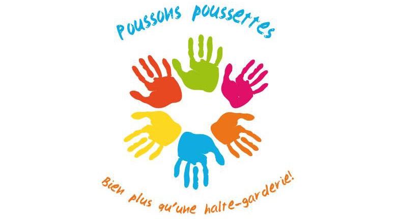Logo poussons poussettes